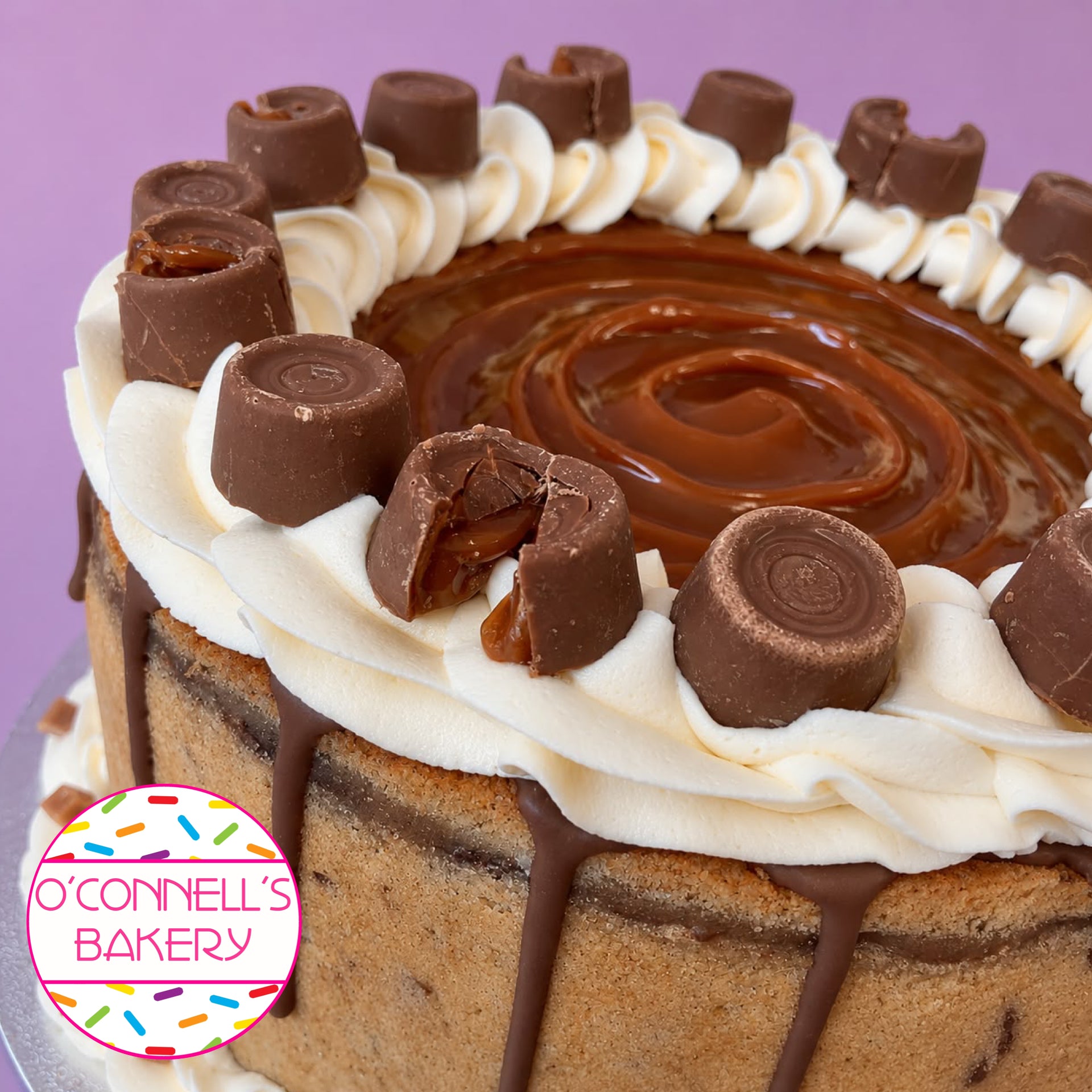 Rolo Cookie Pie