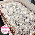 Jam & Coconut Traybake