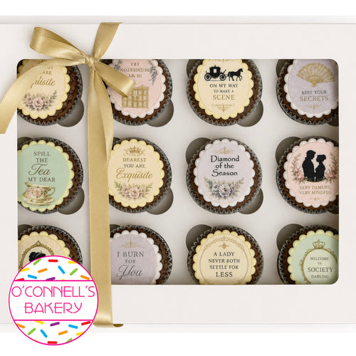 Bridgerton Style Cupcakes