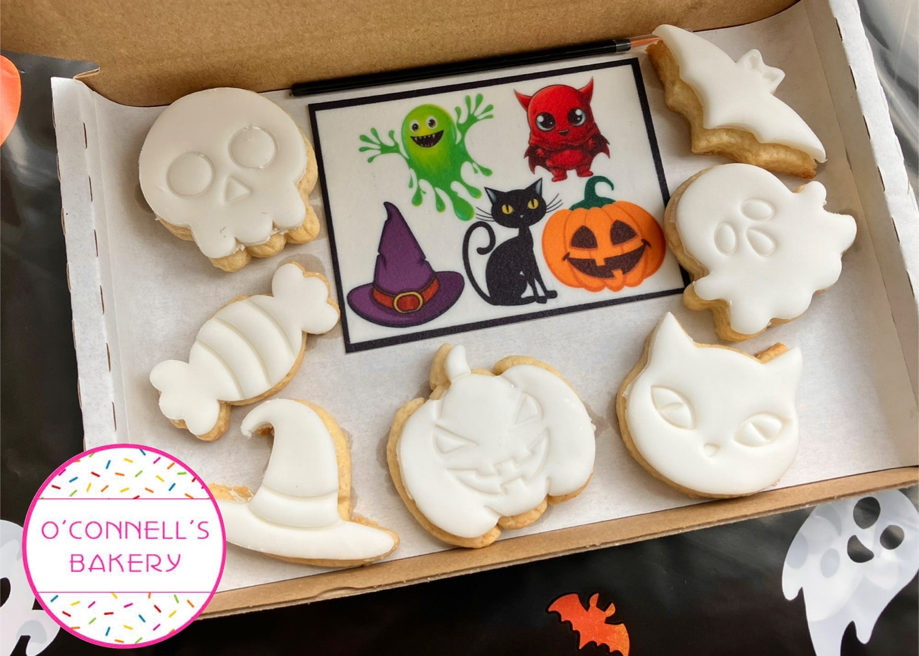 Halloween Paint Your Own Biscuits