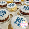 Happy Birthday Dad Cupcakes