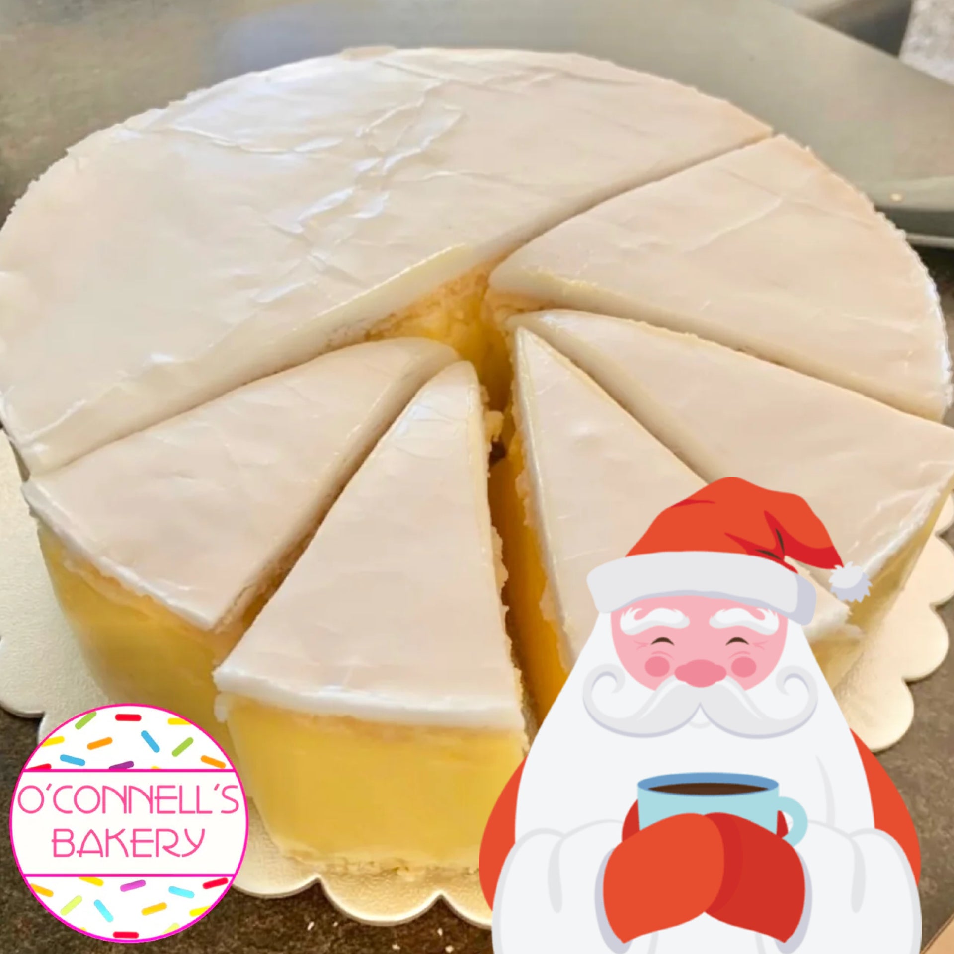 CHRISTMAS Custard Slice Cake - 23rd December ABERGAVENNY COLLECTION ONLY