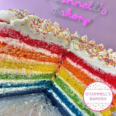 Rainbow Celebration Cake