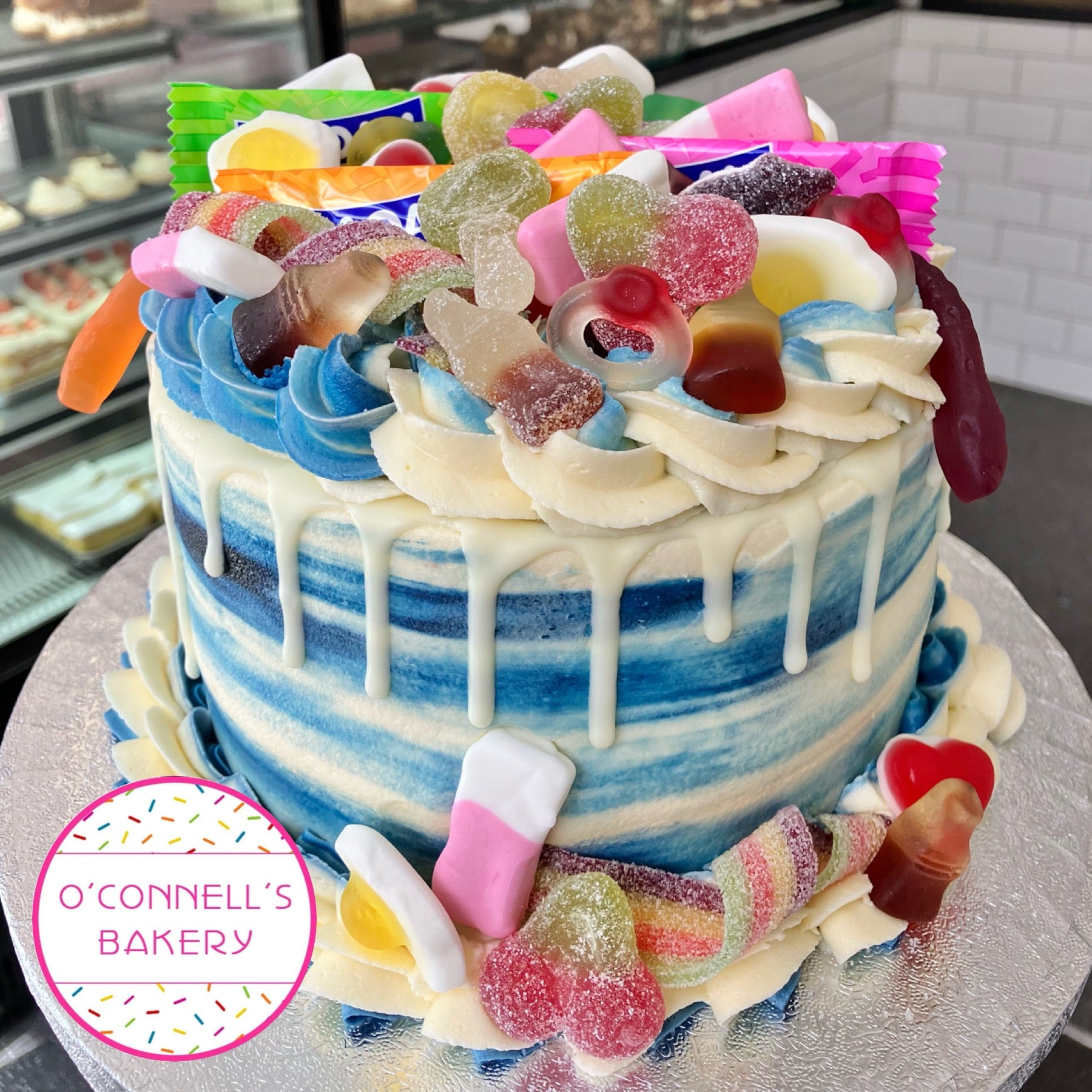 Pick 'n' Mix Celebration Cake - Pink