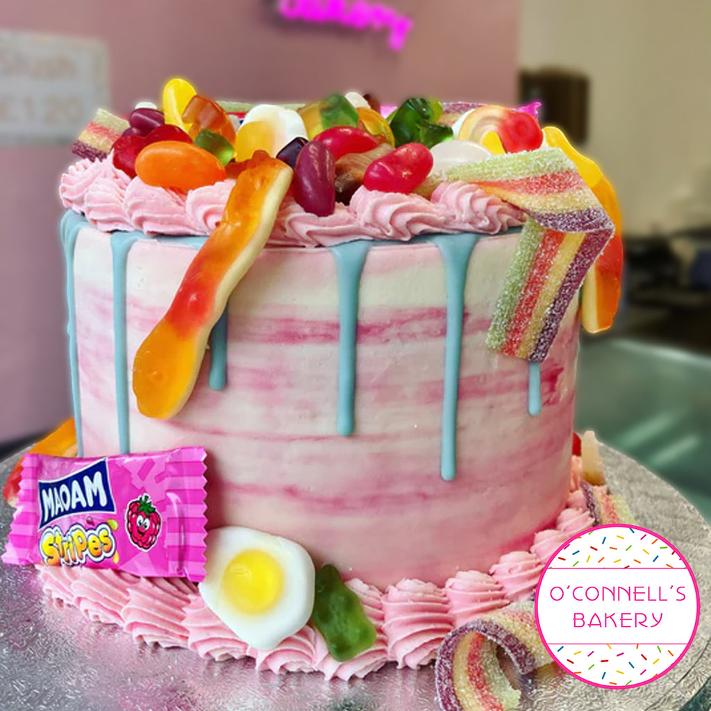 Pick 'n' Mix Celebration Cake - Pink